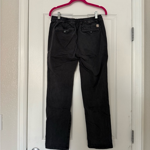 Marine Layer Saturday Slim Straight Twill Pant Regular Size Medium - Picture 3 of 5